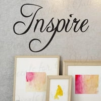 Inspire-Inspirational Motivaciono Inspirativno-Dekorativni Vinil Citat Izreka, Zidna Naljepnica, Dekoracija