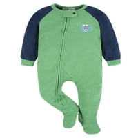 Gerber Baby & Toddler Boy Microfleece pokrivač za spavanje pidžama, 2-pakovanje, veličine 0 3m-5t
