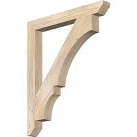 Ekena Millwork 1 2 W 32 D 38 H Balboa Slat Smooth Bracket, Douglas Jela