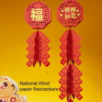 Qinghai Novogodišnji ukrament Kineski stil Festival Ručni pribor za zabavu Party Layout Dekoracija papira