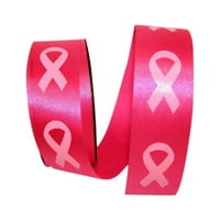 Papir Ciklama Rak Svijesti Sve Prilike Pink Poliester Ribbon, 900 1.37