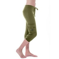 Yoga pantalone za žene klirens Plus Size jesenske žene vježbaju out helanke sa rastezljivim strukom Pocket