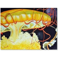 Zaštitni znak likovne umjetnosti Chattanooga Jelly Fish Canvas umjetnost Jennifer RedStreake
