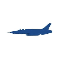 Bočni pogled F-105g naljepnica Naljepnica izrezana - samoljepljivi vinil-otporan na vremenske uvjete-proizvedeno