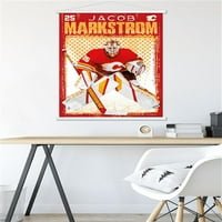 Calgary Flames - Jacob Markstrom zidni poster sa magnetnim okvirom, 22.375 34