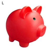 Sarkoyar Božić Cartoon Pig Shaped Money Saving Bo Bank Coins Storage Case Home Decor