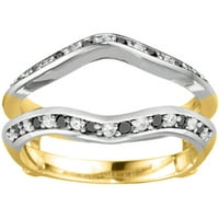 Klasični pojačivač vjenčanog prstena otvorenog stila u Sterling srebru