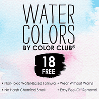 Boja Club vodene boje za dječiji komplet, Neon + promjena raspoloženja