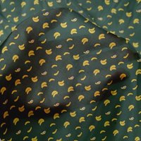 oneOone Silk Tabby Teal zelena tkanina pas & Banana voće šivanje tkanina po dvorištu štampana Diy Odjeća šivanje potrošni materijal širok
