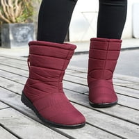Lacyhop Ženske Zimske Resice Čizme Za Snijeg Podstavljene Tople Gležnjače Vodootporne Čizme Na Otvorenom