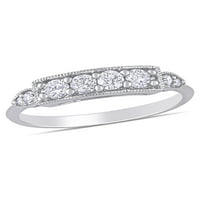 Miabella Carat T.W. Diamond 10k bijeli zlatni prsten