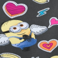 Pichubstar Minions Volite moje minice ženski pročišćavanje s V-izrezom