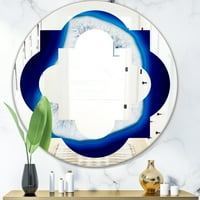 Designart 31.5 31.5 Plavo Moderno Zidno Ogledalo