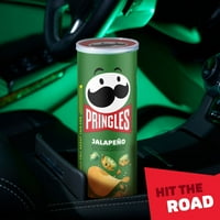 Pringles Jalapeno Čips Čips Čips, 5. Oz, Grofe.