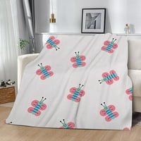 Flanel pokrivač Premium Mikropluš flanel plišani Meki udobni pokrivači za spavaonicu