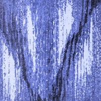 Ahgly Company Indoreni pravokutnik Sažetak plava modernih prostirki, 2 '3'