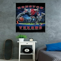 Houston Texans - Zidni poster krajnje zone, 22.375 34