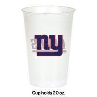 New York Giants Plastične čaše, brojanje