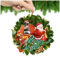 loopsun Božić Ornament divno drvo poklon ukras božićno drvo viseća zabava dekor