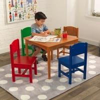 KIDKRAFT Nantucket drveni stol i set stola, primarne boje