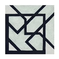 Melissa Wang 'slomljeni kvadrat III' Umjetnost platna