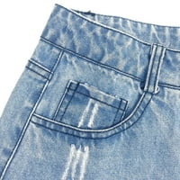 FVWitlyh kožne kratke hlače Žene casual kratkog udobnog korektnog struka ljeta džepne kratke hlače