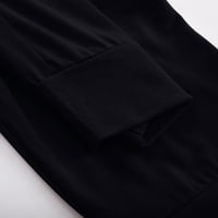 DeHolifer ženske kapri pantalone za jogu sa džepovima za vežbanje out helanke rastezljivi struk džep za