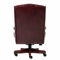 Šef Office Proizvodi B800-BK Wingback Tradicionalna stolica, crna