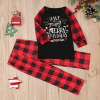 Božić Mama Mammy Print Bluza Topovi I Hlače Božić Porodična Odjeća Pidžama