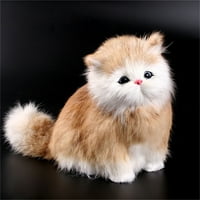 Eyicmarn simulirani životinjski model, mačka plišana dječja igračka, puna boja plišana mala kitty igračka,