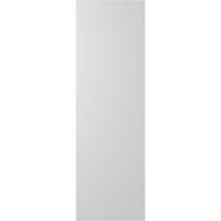Ekena Millwork 15 W 62 H True Fit PVC horizontalna letvica modernog stila fiksne kapke za montiranje, Hailstorm siva