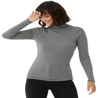 Ženski džemper sa finim rebrastim Dolčevitom za besplatnu montažu, lagan