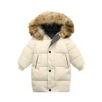 Dječji dječaci Dječaci Djevojke Zimska topli kaputi duksevi dolje jakna Vjetrootporna jakna s kapuljačom