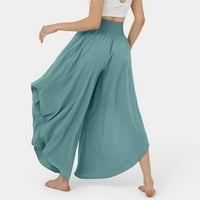 Ljetni klirens ženske Ležerne pantalone sa širokim nogavicama visokog struka za poslovni rad Casual pantalone