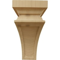 Ekena Millwork 7 W 3 4 D 14 H JUMBO NEVIO WOOD CORBEL, CHERRY