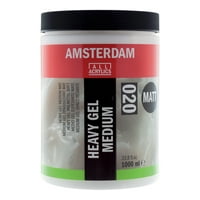 Amsterdam akrilni teški gel medij, litra, mat