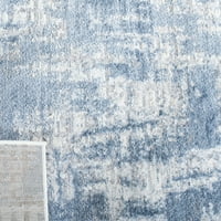 Amelia Carrie apstraktna tepih za nevolje, bjelokosti plava, 6 '9 '