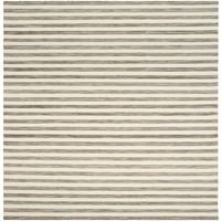 Dhurrie Joetta Striped marokanski prostir za trkač vune, smeđe Ivory, 2'6 10 '