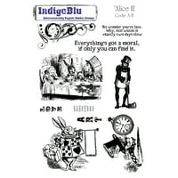 Indigoblu Cling Monting Stamp -Alice II