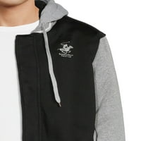 Beverly Hills Polo Club Muška Univerzitetska jakna sa podstavom Fau Sherpa