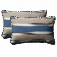 Inc. Hamilton Blue Rectangle bacač jastuk