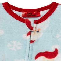 Jolly Jammies dječaci i djevojčice Unise Vintage Santa Matching porodični Božićni pidžama Set, Veličina