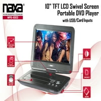 Electronics NPD TFT LCD okretni ekran za prenosiv DVD sa USB SD C ulazima