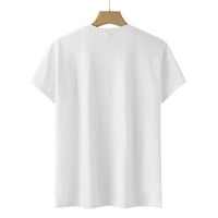 Uskršnja majica za žene Bunny Love Heart Grafičke majice Majice Kratki rukav Labavi fit casual bluza za odmor