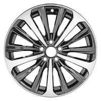 KAI 9. Opokljani oem aluminijumski aluminijski kotač, sve oslikano svijetlo srebro, uklapa se tesla y