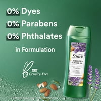 Šampon za ulje za lavande i bademova i bademova Paraben besplatni šampon hidratantni šampon, 12. oz