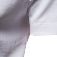 Polo majice za muške ljetne trobojne šivaće kratke rukave s reverom