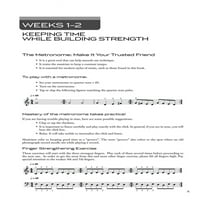 Klavirski aerobik: višestruki, 40-tjedan program vježbanja za izgradnju tehnike stvarne svetske svetske