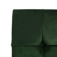 Amaris Midcentury Moderna kasjedačka stolica, šumska zelena