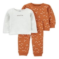 Carter's Child Of Mine baby & Toddler girl Set odjeće za Jogger, mjeseci-5t